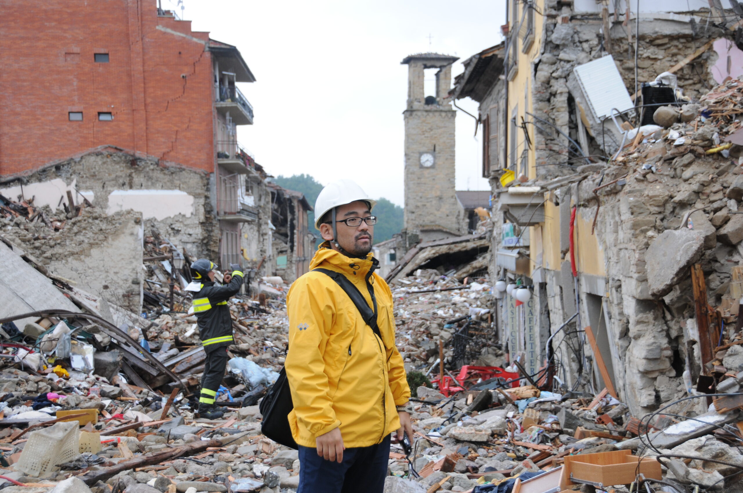 2016年イタリア中部地震の際の被災地調査