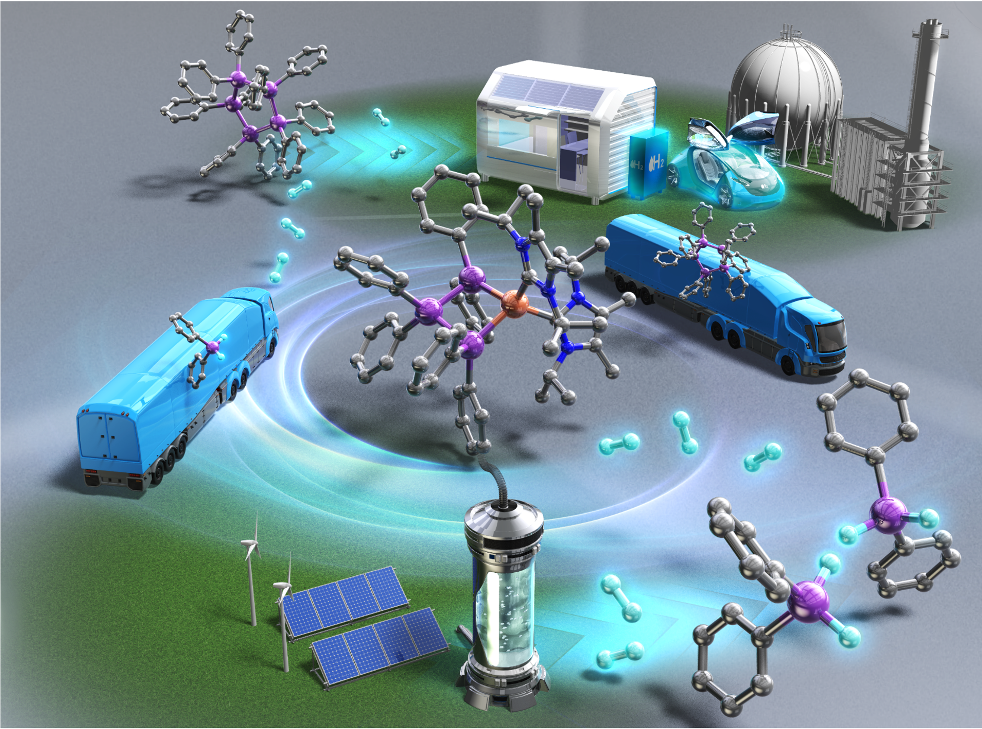 Chem. Sci., 2023, 14, 1065 (cover picture)