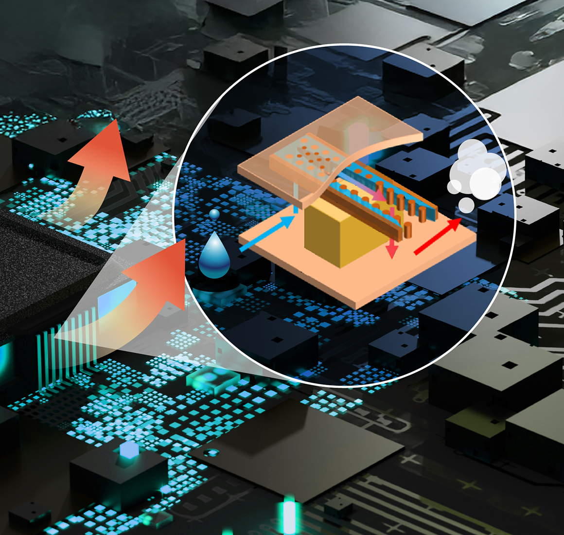 三次元マイクロ流路で半導体チップの省エネ水冷を実現（サムネイル）